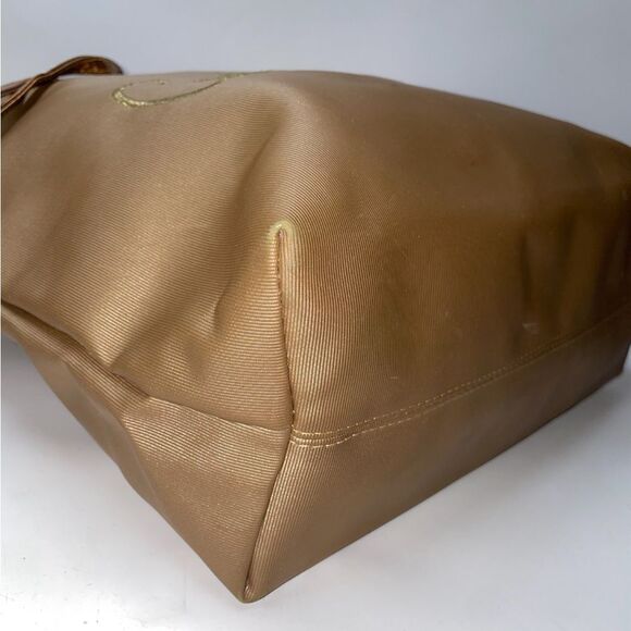 Carlos Falchi Canvas Shoulder Bag Tote - Picture 8 of 10